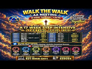 AA Step 1 | Walk the Walk 17-Week Step Intensive | Allergy Big Book AA Introduction