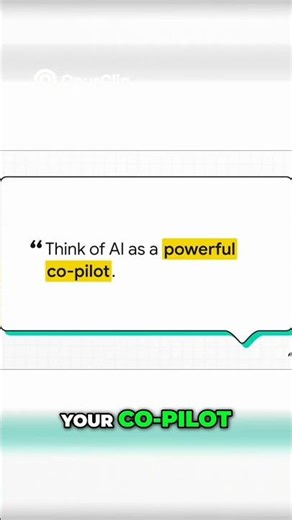 AI as a Co-pilot, not a Rival!