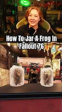 How To Jar A Frog In Fallout 76