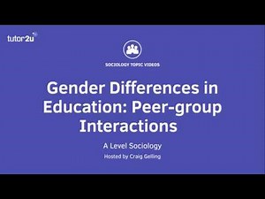 Differential Educational Achievement by Gender: Peer Group Interaction