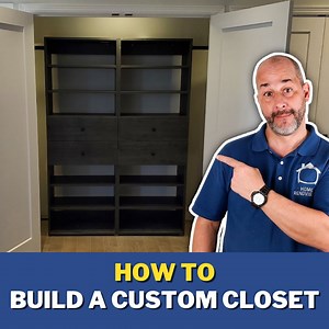 Building a custom closet has never been easier! Even if you have an old house that isn't level, you can create a beautiful his and hers closet using the design/build process in this video. Follow along for step-by-step instructions on how to plan, order, and install your own custom closet so you can maximize the space in your home. Did I mention we installed motion sensor lights? See you in the comments. Cheers! **Special note: Modular Closets suggests 24 inches of depth to their closet, but I p
