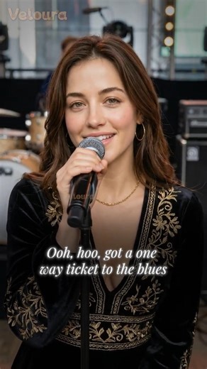 One Way Ticket Lyrics - Bye, bye love - Tanja Thomas #lyricsvideo #shorts #veloura