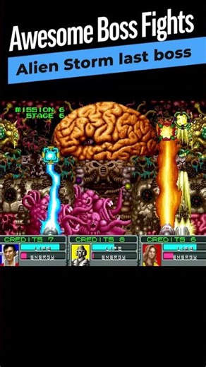 Awesome Boss Fights Alien Storm Last Boss
