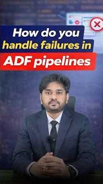 How to handle failure in Azure data factory pipelines? | Interview Question in Azure data factory |