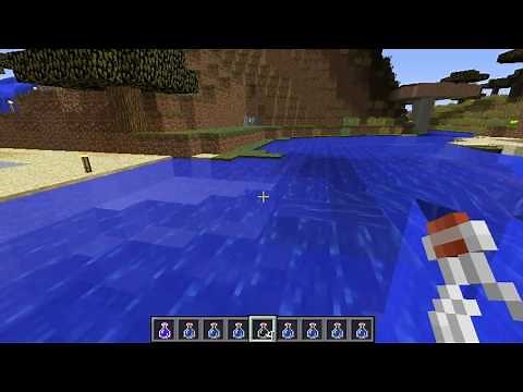 COMO HACER FRASCOS DE AGUA EN MINECRAFT
