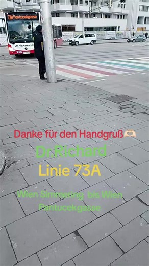 Linie 73A: Busfahrt in Wien Simmering