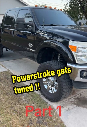 Powerstroke gets tuned !! #fyp #diesel #f250 #turbo