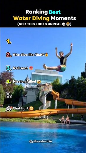 Ranking Best Water Diving Moments 😱😭