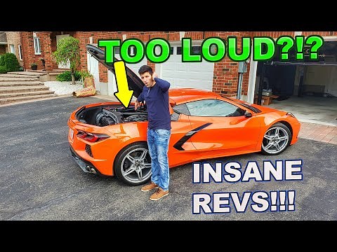 STRAIGHT PIPED C8 Corvette SOUNDS ABSOLUTELY INSANE!!! Is It TOO LOUD?!?!?