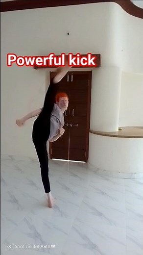 "Powerful Double KickCombo | Mawashi Geri Front &Back Leg | Shotokan Karate#MawashiGeri#shortsfeeed