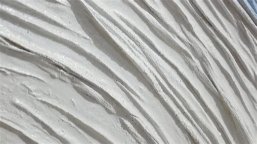 Blue Abstract Painting: 3D Textured Plaster, Ocean Waves Art - Etsy