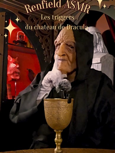 Venez apprécier un moment de détente au cœur du chateau de Dracula avec la nouvelle lubie de Renfield : l'ASMR ✨ #clapescape #escapegamelyon #asmrsounds #asmrnotalking #relaxing