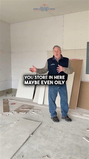 New Construction Garage Sheetrock