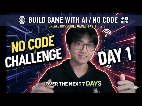 7 Day No Code Game Dev - AI Builds a Dark Lord Game!