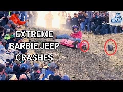 Barbie Jeep Racing Spring Break 2019 Crash Compilation 4K | Rednecks With Paychecks