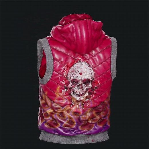 Designing and texturing a puffer jacket (Marvelous Designer & Substance Painter)