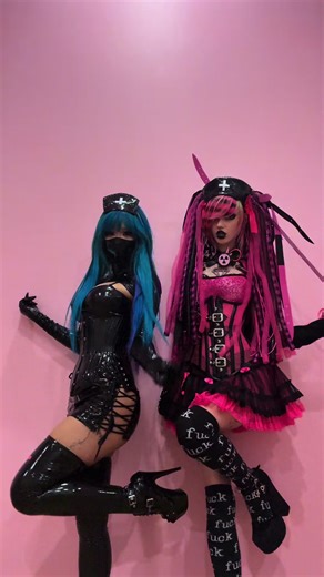 me nd nikkitty YEAHHHHHH #goth #cybergoth #pvc #myspace #foryou