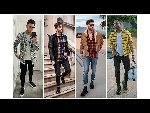 Outfits MEN'S PLAID SHIRT/ideas for dressing and using this *plaid *lumberjack *flannel shirt