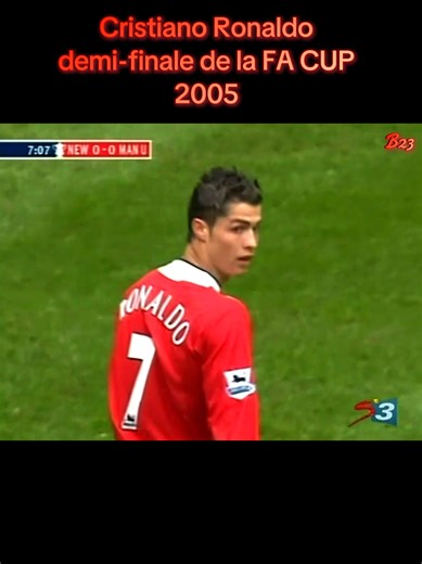 Cristiano Ronaldo en demi-finale de la FA Cup 2005