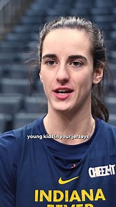 "When you show up and see all these young kids in your jersey and people cheering for you, that's not hard for me to get motivated to play basketball...How lucky am I that I get to do this as my job." Caitlin Clark shares what drives her competitive nature after shootaround today. | Indiana Fever