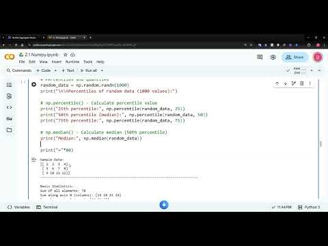 22. Python Numpy ile AGGREGATE & UFUNCS: Veri Analizi Temelleri
