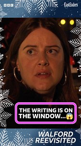 The writing is on the window… 😱 Don't miss #EastEnders, tonight at 7:30pm BBC One and on BBC iPlayer. | BBC EastEnders