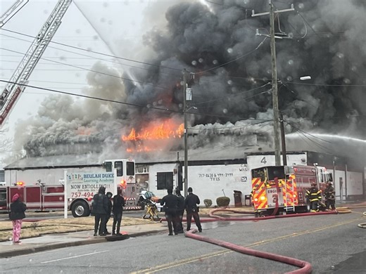 Chesapeake firefighters battle two-alarm blaze at A1 Auto