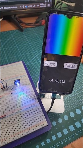 Control de LED RGB con Arduino y el Móvil #arduino #antirobo #arduinoproject #robot #robotics