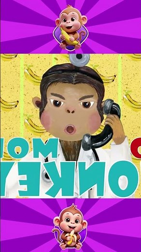 🎶 [2 MIN LOOP] Five Little Monkeys 🐵 Happy Sound Effects Remix | Kids Songs, Toddler Music