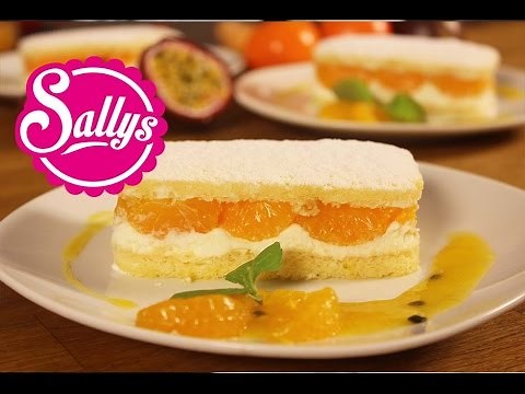 Käse-Sahne-Dessert mit Maracuja-Fruchtspiegel / Er hat eine Stimme! / Sallys Welt