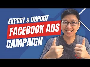 How To Export And Import Ads In Facebook