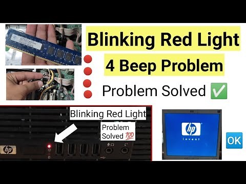 CPU Red Light Blinking Problem Solved 100%