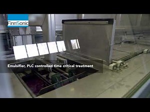 FinnSonic automated FPI line with pre cleaning