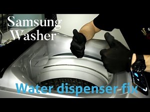 Samsung Washer not dispensing water. DIY fix