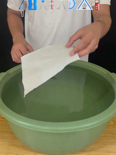 How Many Tissues for Water Experiment? #science