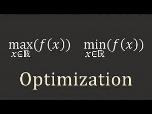 Calculus I: Optimization problems