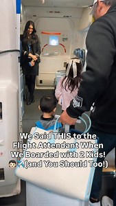 ✈️ Here’s the 1st Thing We Said to the Flight Attendant When We Boarded with 2 Kids… (and why you should too!) So picture this: We’re juggling a stroller, a carry-on full of snacks that could feed a small army 🍪, and two kids (ages 3 & 7) who swear they don’t need the bathroom… until the seatbelt sign dings. 😂 Now—if you’re a parent, you know flight attendants have seen it all. Crying babies, tantrums in row 27, Goldfish crackers everywhere. But here’s the secret: they’re also your BEST ally i