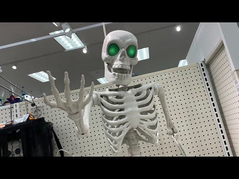 Animated Premium Skeleton 2023 Animatronic In-Store Demo at Target