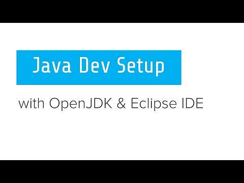 How to install & configure OpenJDK and Eclipse on a Windows machine for Java development