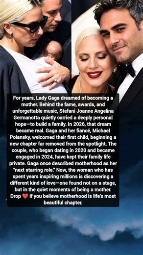 Lady Gaga Becomes a Mother | Her Dream Finally Came True ❤️
