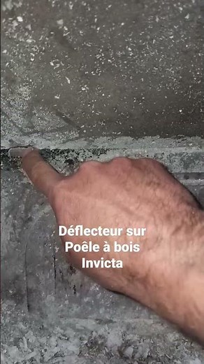 Installing a deflector on a wood stove #invicta