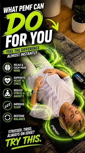 PEMF Therapy for Stress, Anxiety & Nervous System Regulation ⚡