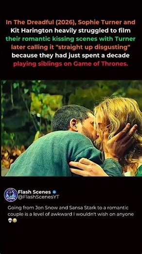 Why They Hated Kissing Each Other On Set! 🤢 #gameofthrones #thedreadful #shorts