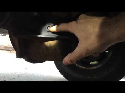 How To Check The Oil On A Differential And Transfer Case On A 4x4 Chevrolet Truck