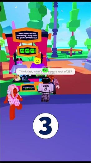 Testing Roblox players math skills for robux! #roblox #shorts #plsdonate #robux #memes