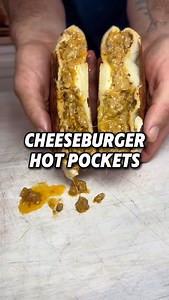 CHEESEBURGER HOT POCKETS RECIPE ⬇️ Just because something is a blast from the past, easy, and tasty doesn’t mean we should be scarfing it down all the time. I bet most of you have a memory of hot pockets torching your taste buds like molten lava… but now you can whip up your own at home with top-notch ingredients without fueling the disaster that is a modern hot pocket. INGREDIENTS: 2 lbs @goodranchers ground beef 1 large onion 1/4 cup diced pickles 1/2 cup ketchup 2 tsp mustard 1 tbsp garlic po