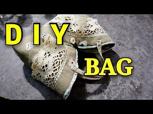 DIY LOVELY BAG / Elegant lace bag Tutorial #HandyMumLin