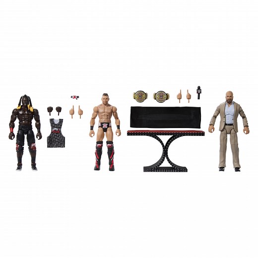 WWE Elite Collection Awesome Truth Action Figure 3-Pack with The Miz and R-Truth