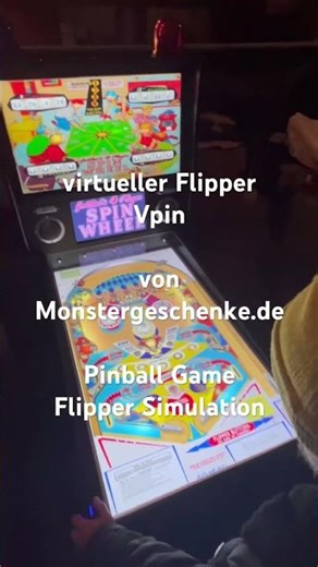 Spin Wheel Flipper Pinball Simulation virtueller Flipper Vpin Arcade Gaming