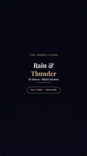 Heavy Rain & Thunder Sounds | 10 Hours of Deep Sleep | Black Screen